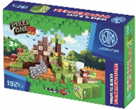 Zestaw klocków magnetycznych AstraFun Pixel One Farma - 192 szt.